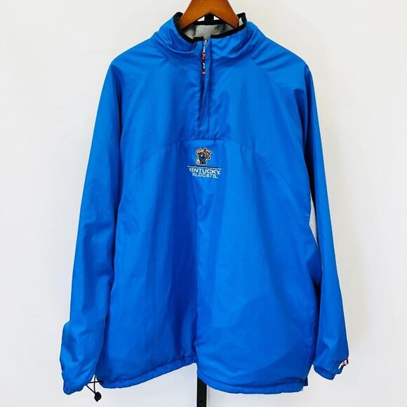 University of Kentucky Reversible Jacket Size XL Pro Player Pullover Blue Gray - Picture 1 of 14